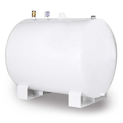 Dieseltank 4000L cylinderisk, hvid